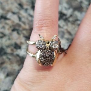 Gold Owl Henri Bendel Ring